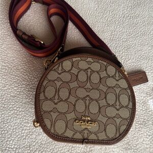 Coach Brown and Tan Crossbody Bag